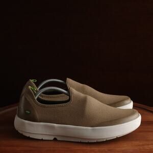 Oofos Shoes Womens Size 10 Beige Oomg eeZee Low Slip On Comfort Recovery Casual